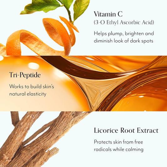 Bliss Get It Bright Duo - Bright Idea Vitamin C Moisturizer and Rest Assured Eye Cream - Brighten & Hydrate - Vegan, Clean, Cruelty-Free Skincare