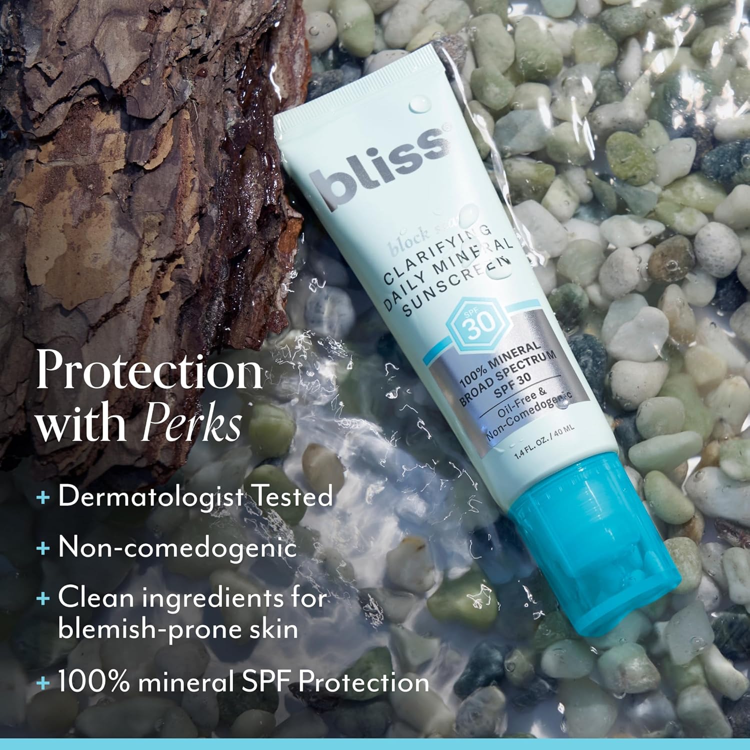 Bliss SPF Power Pair – Tinted & Clarifying Mineral Sunscreen Bundle, Broad Spectrum SPF 30, Safe for All Skin Types, Lightweight Matte Finish, Non-Comedogenic, Clean Skincare Duo
